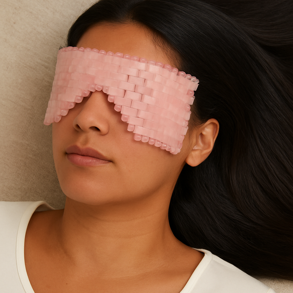 ROSE QUARTZ EYE MASK