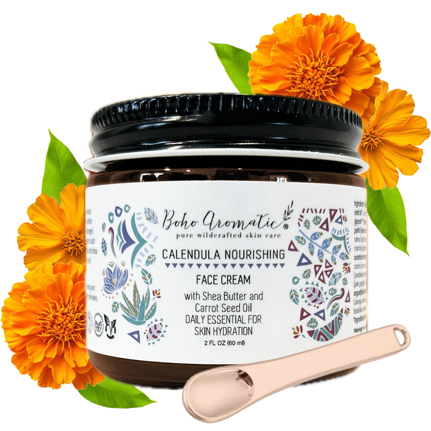 Calendula Nourishing Face Cream | Rich Hydrating Moisturizer with Calendula & Shea Butter