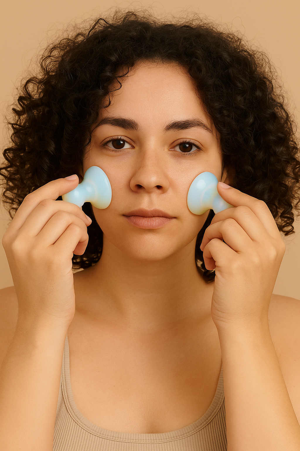 OPALITE GUA SHA MUSHROOMS