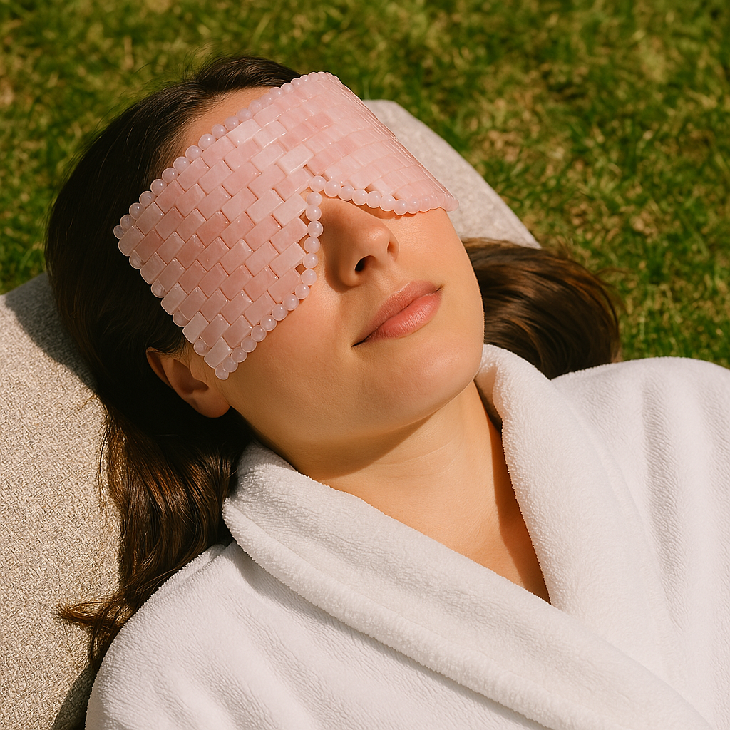 ROSE QUARTZ EYE MASK
