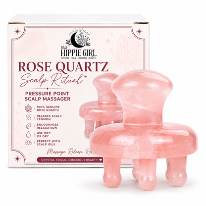 Rose Quartz Scalp Ritual™ Pressure Point Scalp Massager