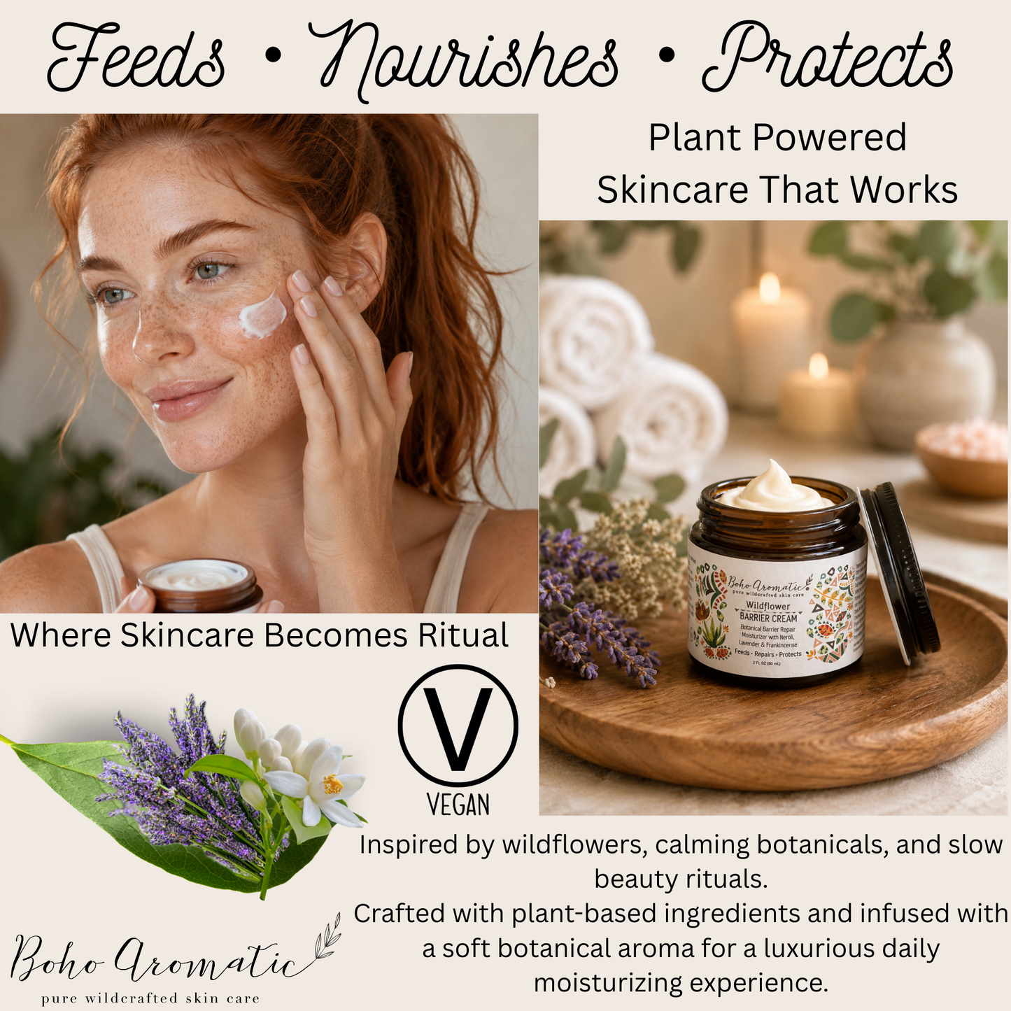 *COMING SOON* Wildflower Barrier Cream  Feeds - Repairs - Protects