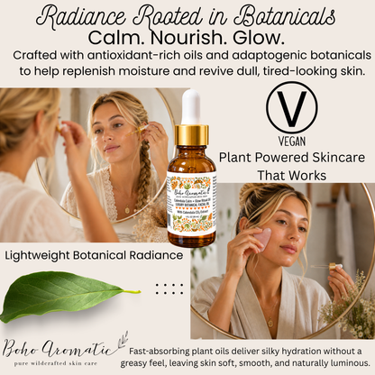 *COMING SOON* Calendula Calm + Glow Ritual Oil | Luxury Botanical Facial Oil with Calendula CO₂, Blue Tansy & Rosehip | Boho Aromatic