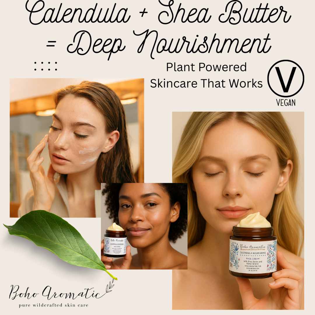 Calendula Nourishing Face Cream | Rich Hydrating Moisturizer with Calendula & Shea Butter
