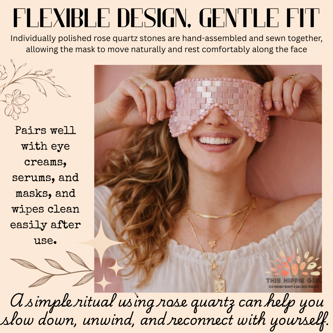 ROSE QUARTZ EYE MASK