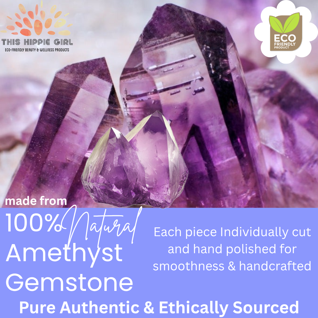 Amethyst Crystal Eye Mask