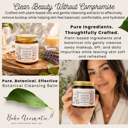 *COMING SOON* Lavender Melt Cleansing Balm | Botanical Balm-to-Milk Cleanser | Boho Aromatic