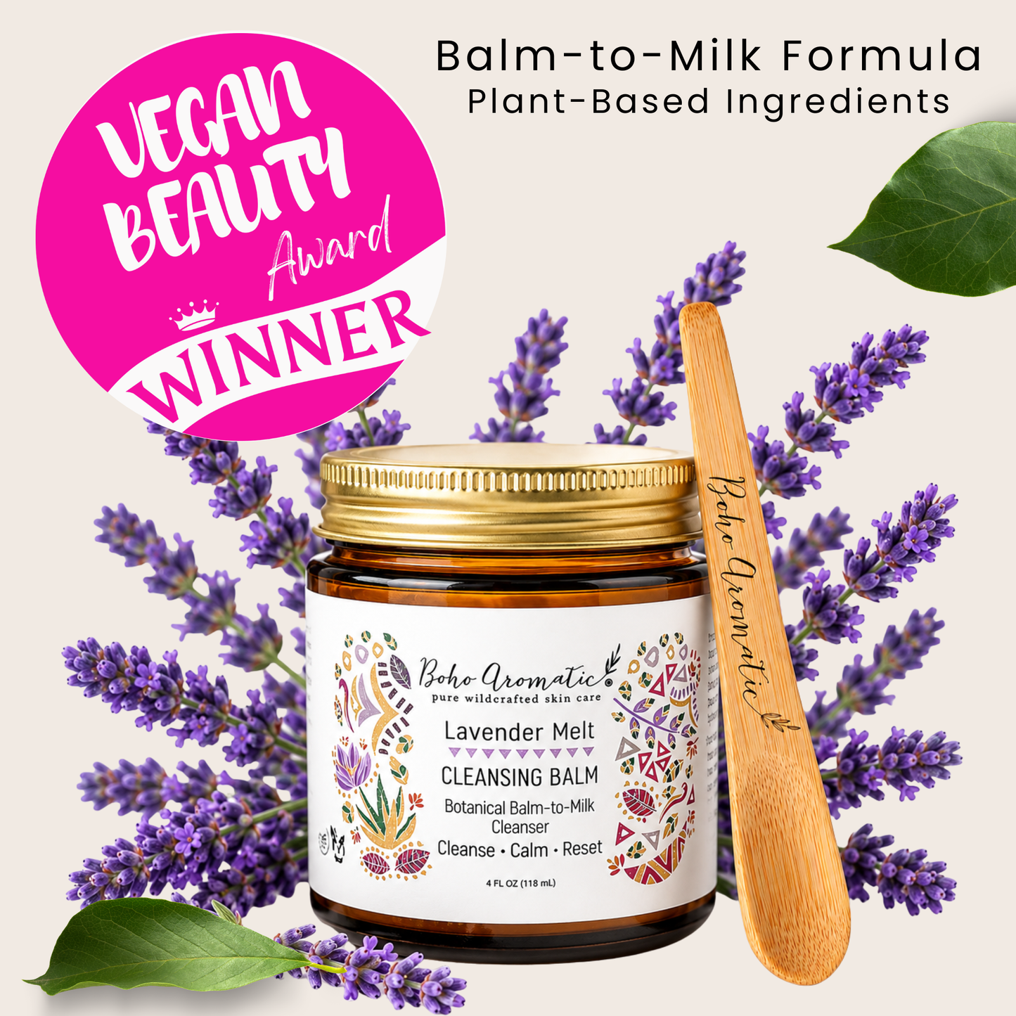 *COMING SOON* Lavender Melt Cleansing Balm | Botanical Balm-to-Milk Cleanser | Boho Aromatic