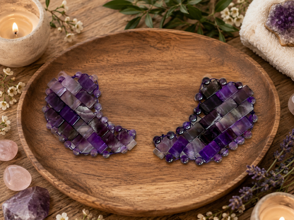 Amethyst Under Eye Mask - Cooling Under Eye Masks made from Real Amethyst