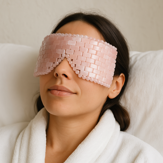 ROSE QUARTZ EYE MASK