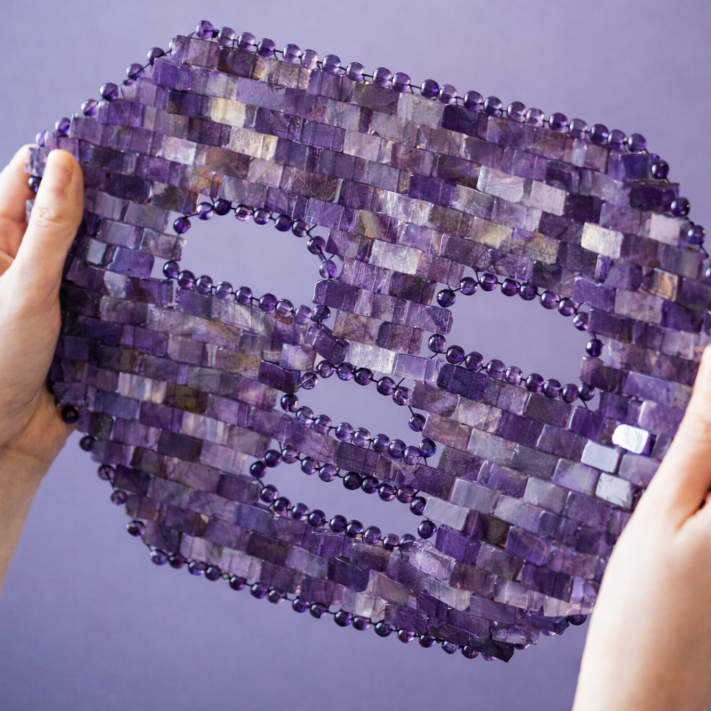Amethyst Crystal Face Mask –Luxury Cooling Spa Skincare Ritual –Gift for her - This Hippie Girl