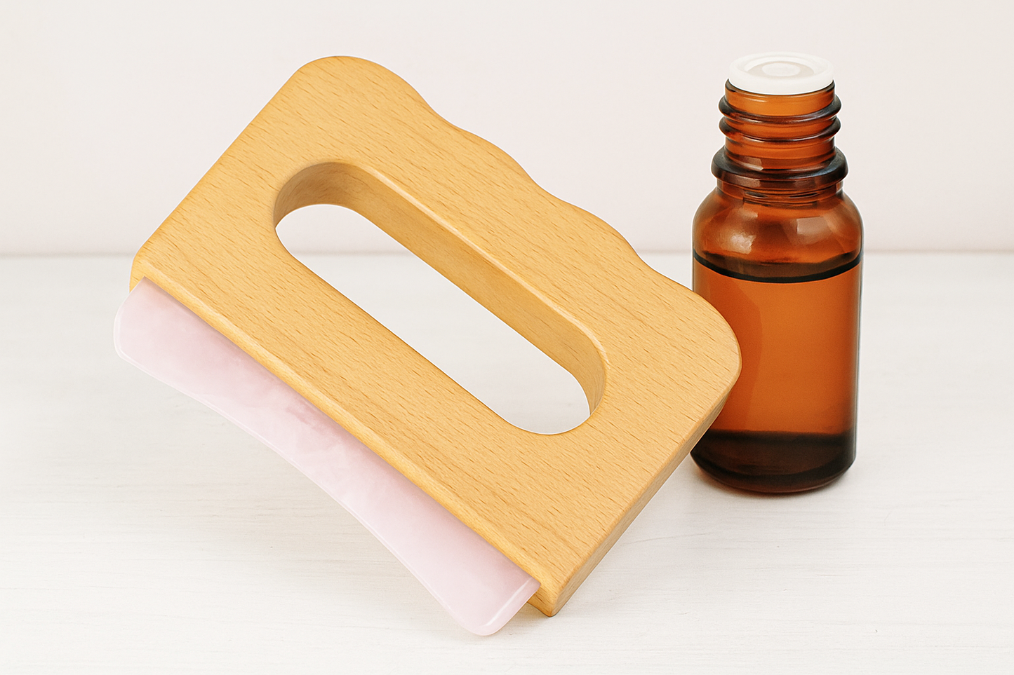 Rose Quartz Body Gua Sha Tool | Crystal Body Sculpting Massage | Lymphatic Drainage Tool | Natural Skincare Ritual | Self Care Gift for Her