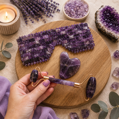 Amethyst Crystal Spa Gift Set | This Hippie Girl