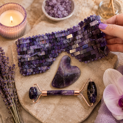 Amethyst Crystal Spa Gift Set | This Hippie Girl