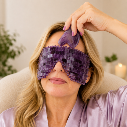 Amethyst Crystal Spa Gift Set | This Hippie Girl