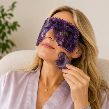 Amethyst Crystal Spa Gift Set | This Hippie Girl