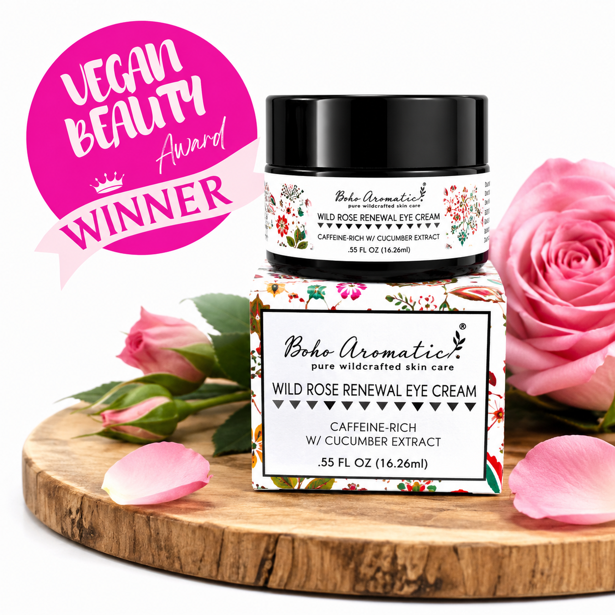 Wild Rose Renewal Eye Cream | Depuff, Brighten & Smooth