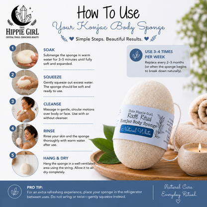ROOTE RITUAL KONJAC BODY SPONGE