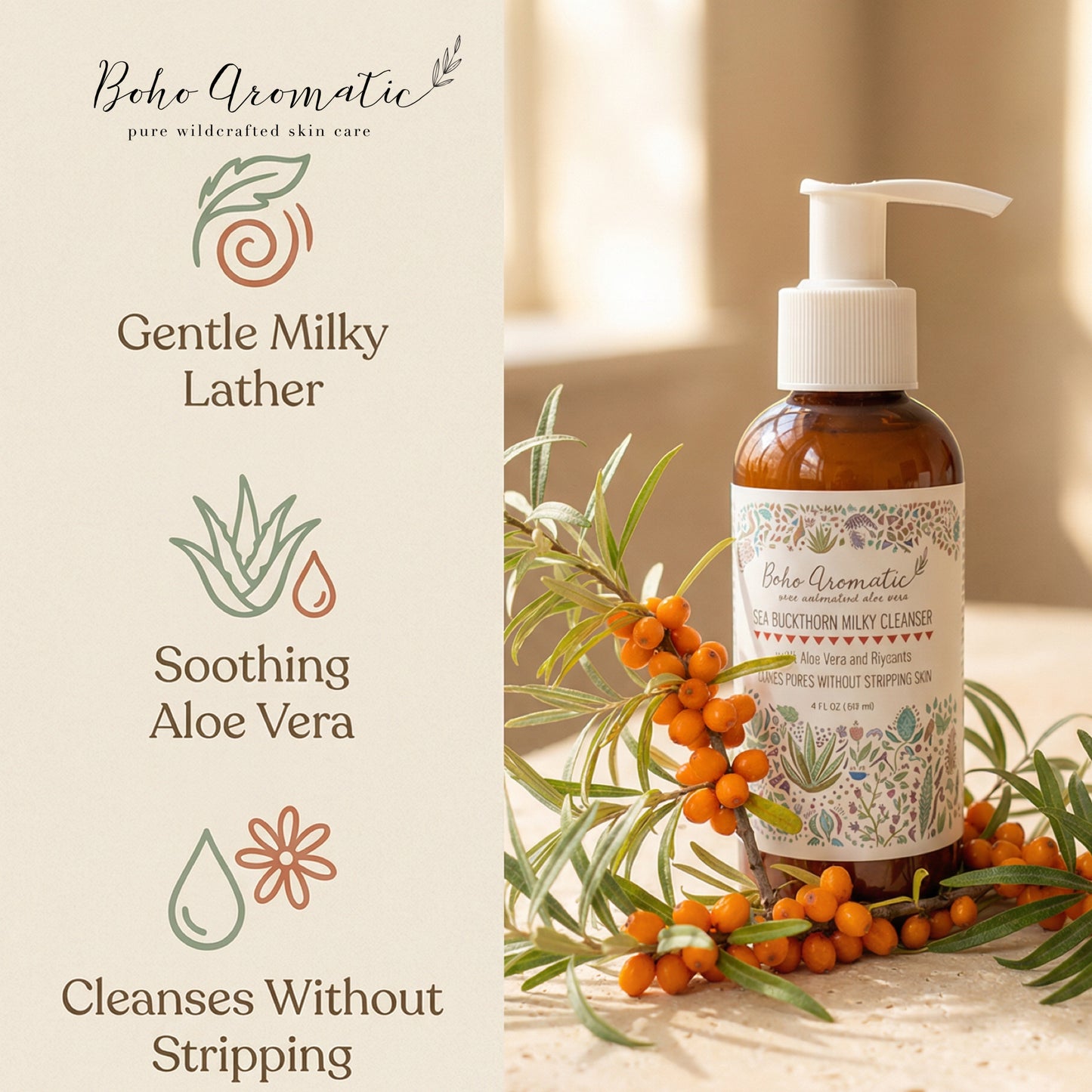 SEA BUCKTHORN MILKY CLEANSER