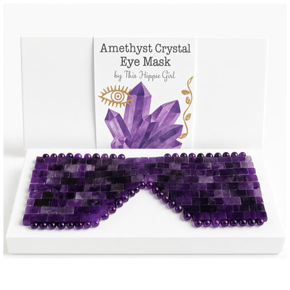 Amethyst Crystal Eye Mask