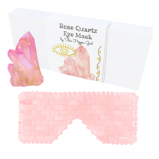 ROSE QUARTZ EYE MASK