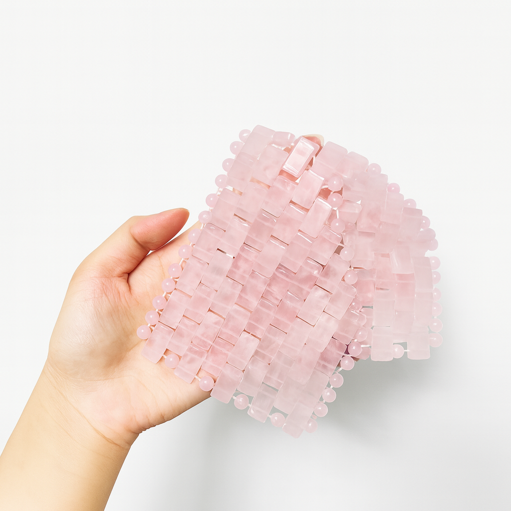 ROSE QUARTZ EYE MASK