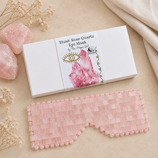 ROSE QUARTZ EYE MASK