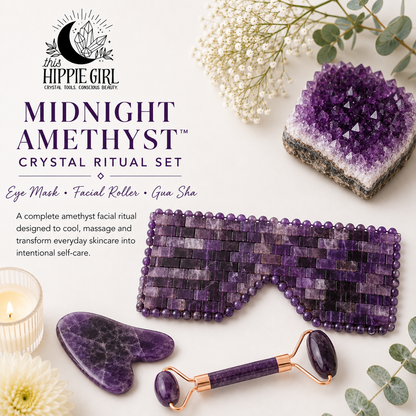 Amethyst Crystal Spa Gift Set | This Hippie Girl