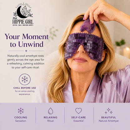 Amethyst Crystal Spa Gift Set | This Hippie Girl