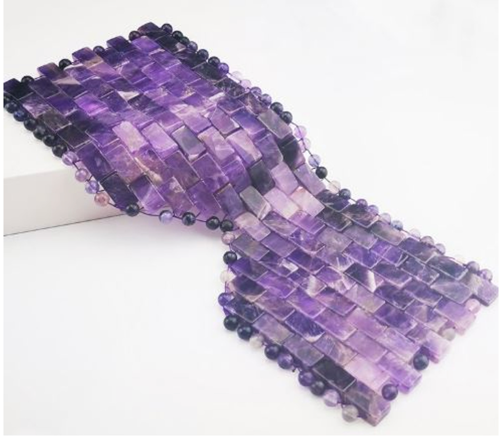 Amethyst Crystal Eye Mask